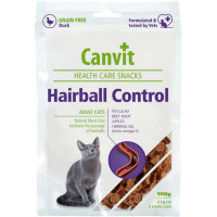 Canvit (Канвіт) Hairball Control Snack - Напіввологі ласощі з качкою для виведення шерсті у котів (100 г (280 шт.)) в E-ZOO
