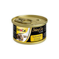 GimCat (ДжимКэт) ShinyCat - Консервированный корм с тунцом и сыром для кошек (70 г) в E-ZOO
