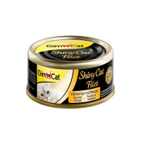 GimCat (ДжимКэт) ShinyCat Filet - Консервированный корм с филе курицы и манго для котов (70 г) в E-ZOO