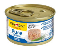 GimDog (Джим Дог) LITTLE DARLINGD Pure Delight - Консервы с тунцом для собак всех пород (85 г)