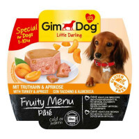 GimDog (ДжимДог) LITTLE DARLING Fruity Menu - Паштет с индейкой и абрикосом для собак мелких пород (100 г) в E-ZOO