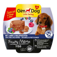 GimDog (ДжимДог) LITTLE DARLING Fruity Menu - Паштет з ягням і лісовими ягодами для собак дрібних порід (100 г) в E-ZOO