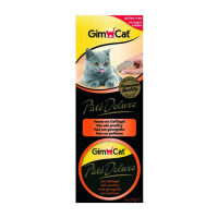 GimCat (ДжимКет) Pate Deluxe - Консервований корм - паштет з птицею для котів (3х21 г) в E-ZOO