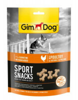 GimDog (ДжимДог) Sport snacks - Дрессировочное лакомство с мясом домашней птицы и L-карнитином для собак (60 г)