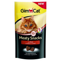 GimСat (ДжимКет) Meaty Snacks - Ласощі з яловичиною і таурином для котів (35 г) в E-ZOO