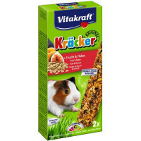 Vitacraft (Витакрафт) Kracker - Крекеры с фруктами для декоративных грызунов и морских свинок (2 шт./уп.)