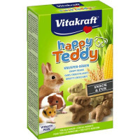 Vitakraft (Витакрафт) Happy Teddy - Лакомство со злаками и овощами для всех видов грызунов (75 г) в E-ZOO