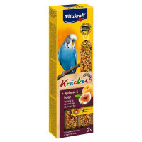 Vitakraft (Витакрафт) Kracker Original Apricot&Fig - Крекер для волнистых попугаев с курагой и инжиром (2 шт./уп.)