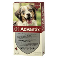Advantix (Адвантикс) by Bayer Animal - Капли от блох и клещей для собак (1 пипетка) (10-25 кг)