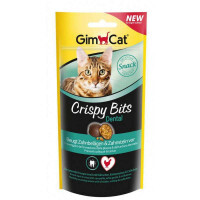 GimСat (ДжимКэт) Crispy Bits Dental - Лакомство для очистки зубов у котов (40 г) в E-ZOO