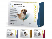 Stronghold (Стронгхолд) by Zoetis - Протипаразитарні краплі на холку для собак (1 піпетка) (5-10 кг) в E-ZOO