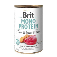 Brit (Брит) Mono Protein Tuna & Sweet Potato - Консервы для собак с тунцом и сладким картофелем (400 г)