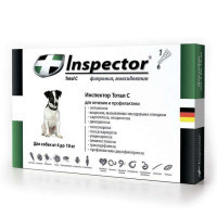 Inspector (Инспектор) Total C - Противопаразитарные капли на холку для собак от блох, клещей и гельминтов (1 пипетка) - Фото 4