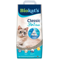 BIOKAT'S (Биокетс) CLASSIC FRESH 3 in 1 - Наполнитель комкующийся для кошачьего туалета КЛАССИК 3 в 1 с ароматом свежей травы (10 л) в E-ZOO