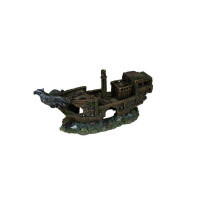 Trixie (Трикси) Decoration Shipwreck - Затонувший корабль для декора аквариума, 32 см (32 см) в E-ZOO