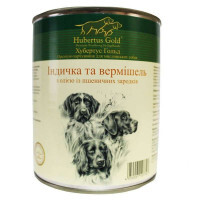 Hubertus Gold (Хубертус Голд) Консервований корм "Індичка та вермішель" для активних собак (800 г) в E-ZOO
