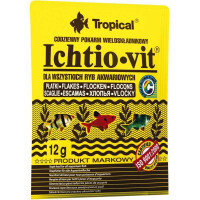 Tropical (Тропікал) Ihtio-vit - Корм-пластівці для всіх видів риб (12 г) в E-ZOO