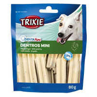 Trixie (Трикси) Denta Fun Dentros Mini - Лакомство для собак с домашней птицей (80 г) в E-ZOO