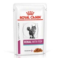 Royal Canin (Роял Канін) Renal with Fish Feline - Консервований корм з тунцем для котів при нирковій недостатності (шматочки в підливі) (12х85 г (box)) в E-ZOO