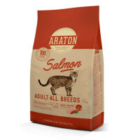 Araton (Аратон) Salmon Adult All Breeds - Сухой корм с лососем и рисом для взрослых котов (1,5 кг)