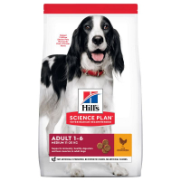 Hill's (Хиллс) Science Plan Adult Medium with Chicken - Сухой корм с курицей для взрослых собак средних пород (2,5 кг)