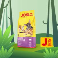 JosiDog by Josera Junior Sensitive - Сухий корм для цуценят c чутливим травленням (15 кг) в E-ZOO фото №2 JosiDog by Josera Junior Sensitive - Сухий корм для цуценят c чутливим травленням (15 кг) в E-ZOO