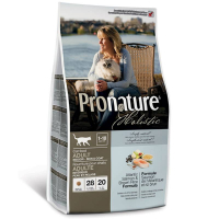 Pronature Holistic (Пронатюр Холистик) Adult Atlantic Salmon&Brown Rice - Сухой корм с лососем и рисом для взрослых кошек всех пород (2,72 кг)