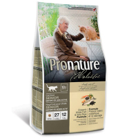 Pronature Holistic (Пронатюр Холистик) - Сухой корм с белой рыбой и рисом для пожилых/малоактивных кошек (2,72 кг)