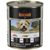 Belcando (Белькандо) Консервированный суперпремиальный корм с отборным мясом и лапшой для собак всех возрастов (800 г)