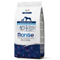 Monge (Монж) Medium Starter - Сухой корм для кормящих самок и щенков средних пород с курицей (1,5 кг) в E-ZOO