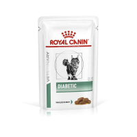 Royal Canin (Роял Канин) Diabetic Cat Pouches - Консервированный корм, диета для кошек при сахарном диабете (дольки в соусе) (85 г)