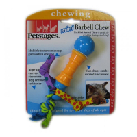 Petstages (Петстейджес) Mini Barbell Chew - Игрушка для собак "Гантеля мини с канатиками"