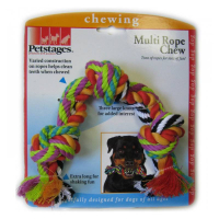 Petstages (Петстейджес) Multi Rope Chew - Игрушка для собак "Цветной канат с узлами" - Фото 7