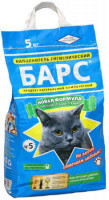 Барс №5 - Наполнитель мелкий для кошачьего туалета с ароматом лаванды (5 кг)