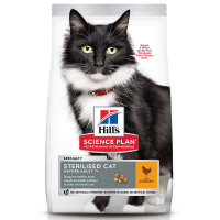 Hill's (Хиллс) Science Plan Sterilised Cat Mature Adult 7+ with Chicken - Сухой корм с курицей для стерилизованных котов старше 7 лет (1,5 кг)