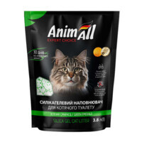 AnimAll (ЕнімАлл) Cat litter Green emerald - Наповнювач силікагелевий Зелений смарагд для котячого туалету (3,8 л) в E-ZOO