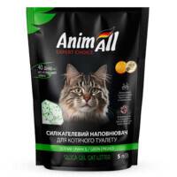 AnimAll (ЭнимАлл) Cat litter Green emerald - Наполнитель силикагелевый Зеленый изумруд для кошачьего туалета (10,5 л) в E-ZOO