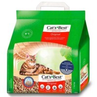Cat's Best (Кэтс Бест) Original - Древесный хлопьевидный комкующийся наполнитель для кошачьего туалета (5 л/2,1 кг) в E-ZOO