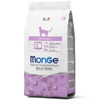 Monge (Монж) Sterilised Rich in Chicken - Сухой корм с курицей для взрослых стеризованных кошек (400 г) в E-ZOO