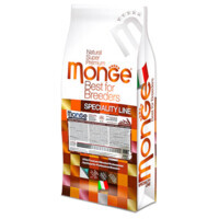 Monge (Монж) Natural Superpremium All Breeds Adult Hypoallergenic - Сухой корм с ягненком, рисом и картофелем для взрослых собак-аллергиков всех пород (15 кг) в E-ZOO