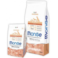 Monge (Монж) Natural Superpremium All Breeds Adult - Сухой корм с лососем и рисом для взрослых собак всех пород (15 кг)
