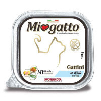Miogatto (Миогатто) Kitten Veal - Влажный корм с телятиной для котят (100 г) в E-ZOO