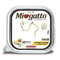 Miogatto (Миогатто) Adult Lamb and Turkey - Влажный корм с ягненком и индейкой для взрослых котов (100 г) в E-ZOO