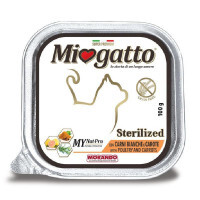 Miogatto (Миогатто) Sterilized Poultry and Carrots - Влажный корм с птицей и морковью для стерилизованных котов (100 г) в E-ZOO