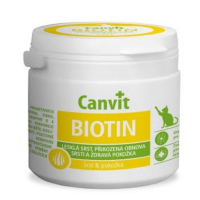 Canvit (Канвит) BIOTIN - Комплекс витаминов для кожи, шерсти и когтей кошек (100 г (100 таб.)) в E-ZOO