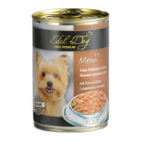 Edel Dog (Едель Дог) Menu - Консервований корм з індичкою і печінкою для собак (400 г) в E-ZOO