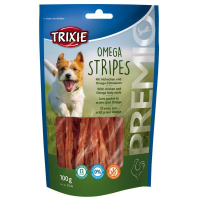 Trixie (Трикси) Premio Omega Stripes - Лакомство филе курицы для собак (100 г) в E-ZOO