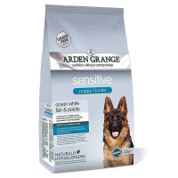 Arden Grange (Арден Грандж) Puppy/Junior Sensitive - Сухой корм с океанической белой рыбой и картофелем для щенков с чувствительным пищеварением (2 кг)