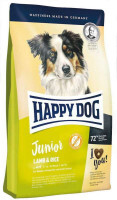 Happy Dog (Хеппи Дог) Junior Lamb & Rice - Сухой корм с ягненком для щенков средних и крупных пород с чувствительным пищеварением (4 кг)