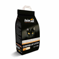 AnimAll (ЭнимАлл) - Наполнитель бентонитовый для кошачьих лотков (5 кг Natural, large) в E-ZOO